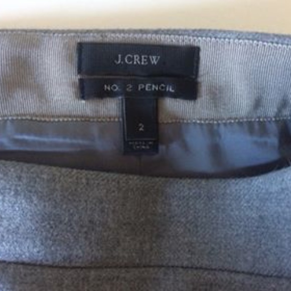 J.Crew No. 2 Pencil Skirt in Italian stretch wool - Picture 3 of 3